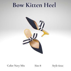 Bow Kitten Heel-cabi style 6022